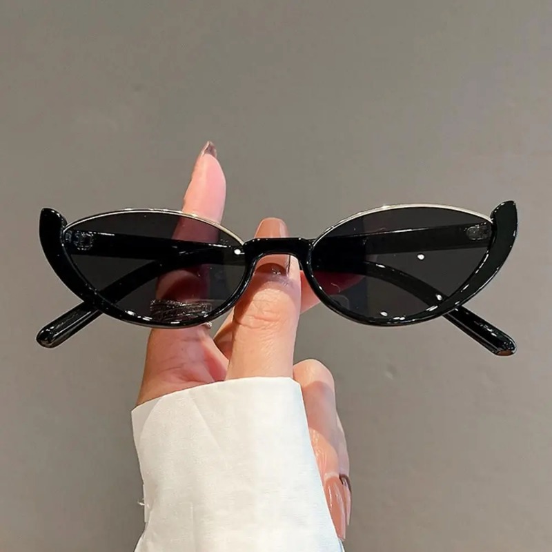 Sunglasses Cat Eye - Vintage Kleine Cat-Eye-Sonnenbrille für Damen, Trendige