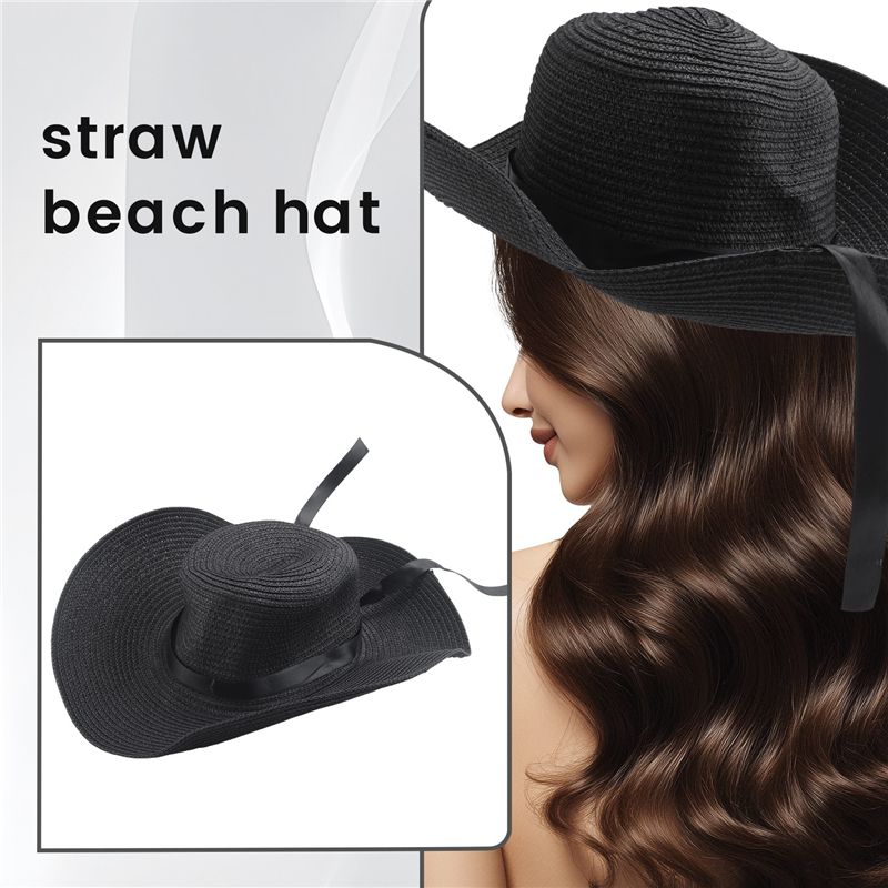 Trendiger Damen-Sonnenhut mit  – Hat Floppy Wide Bewertung und Preis