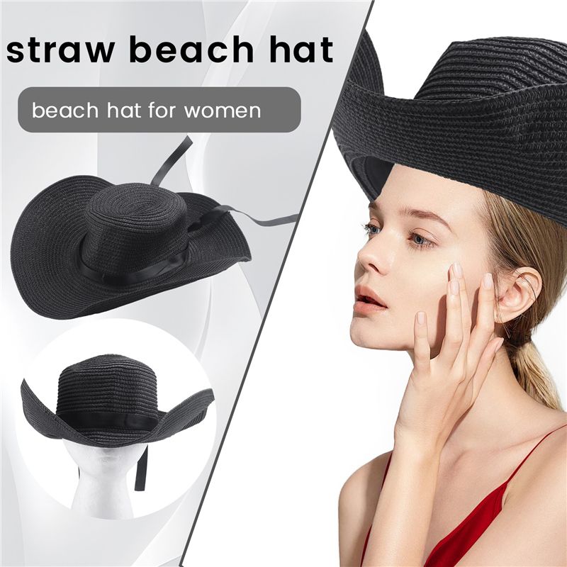 Trendiger Damen-Sonnenhut mit  – Hat Floppy Wide Bewertung und Preis