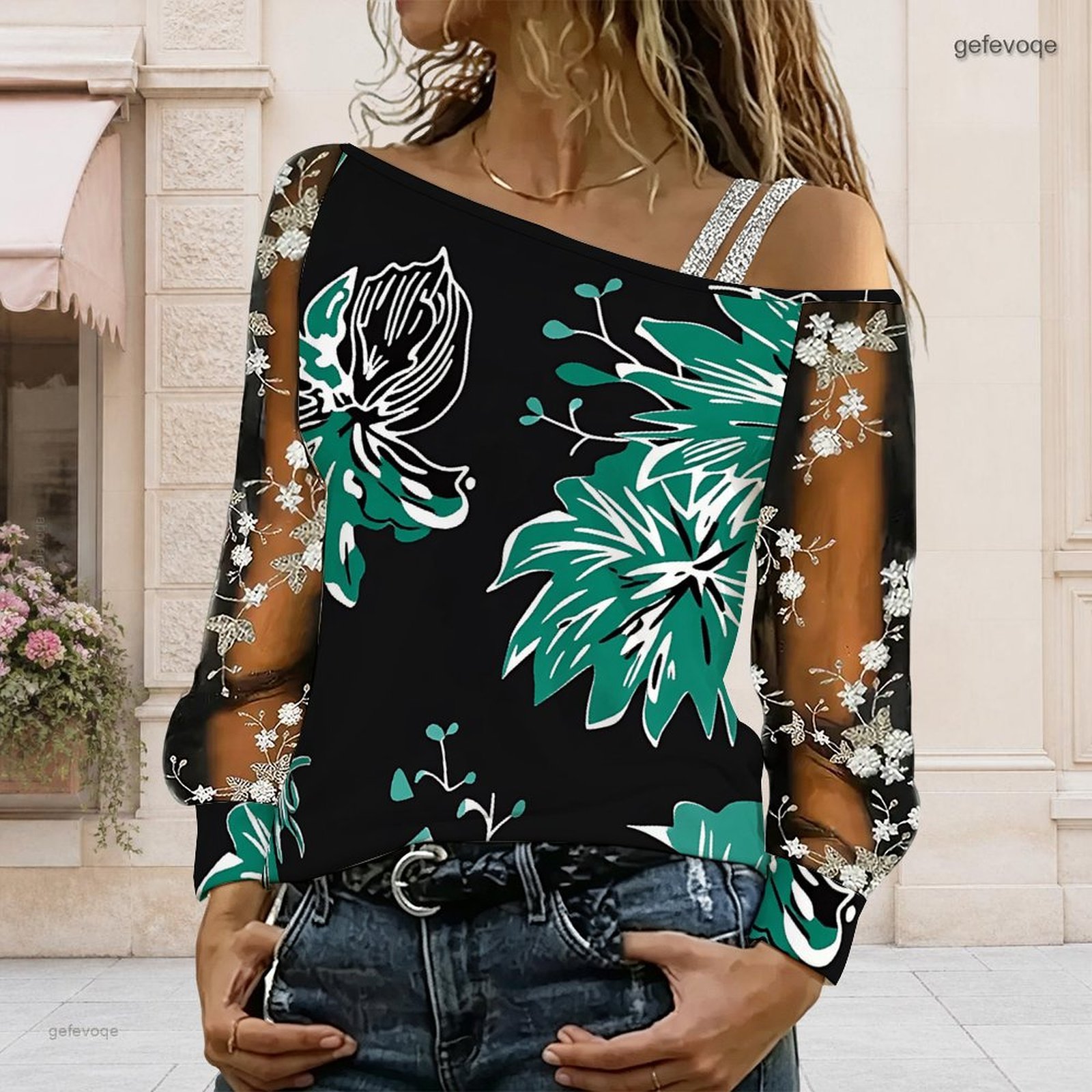 Damen Off-Shoulder Bluse Asymm – Blouse Off Shoulder Bewertung und Preis