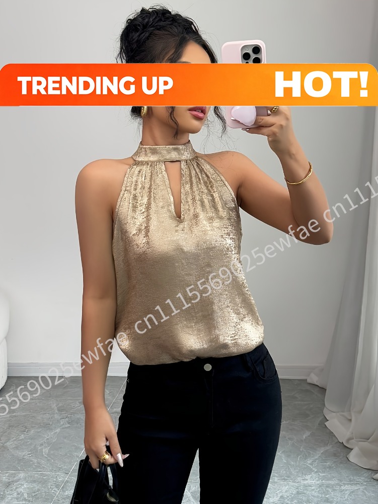 Champagner-Goldene Glänzende N – Blouse Off Shoulder Bewertung und Preis